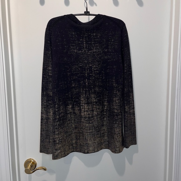 Lafayette 148 black and gold wool sweater - Picture 8 of 12